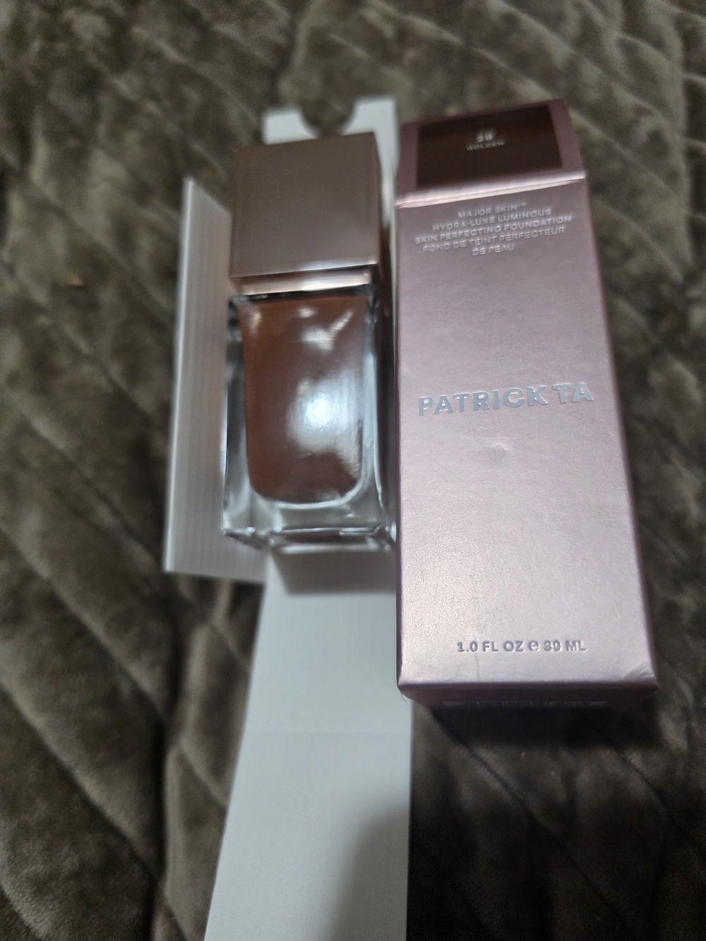 Patrick Ta Foundation - Warm Brown Bottle with Rose Gold Box